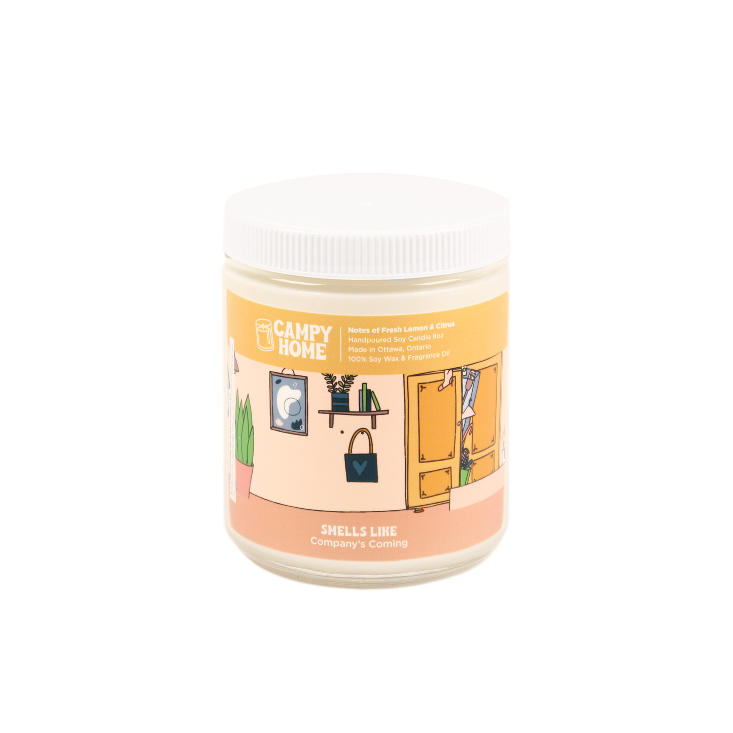 Campy Home - Company's Coming - Lemon and citrus candle