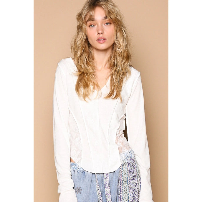 Maggie Reverse Seam Long Sleeve