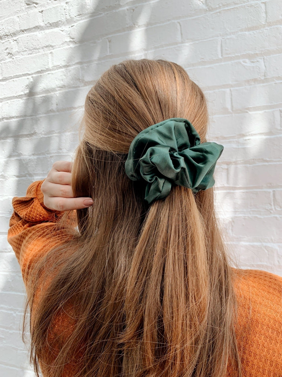 Hunter- Mulberry Silk Scrunchie