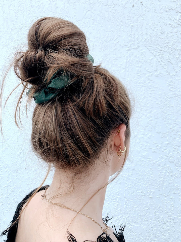 Hunter- Mulberry Silk Scrunchie