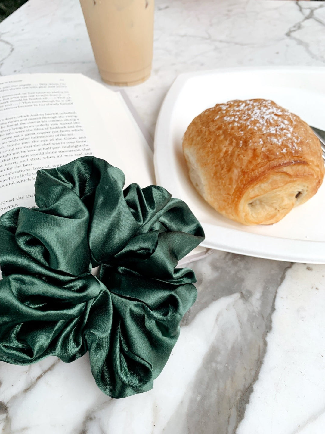 Hunter- Mulberry Silk Scrunchie