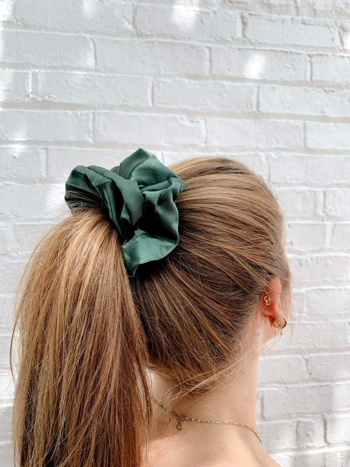 Hunter- Mulberry Silk Scrunchie