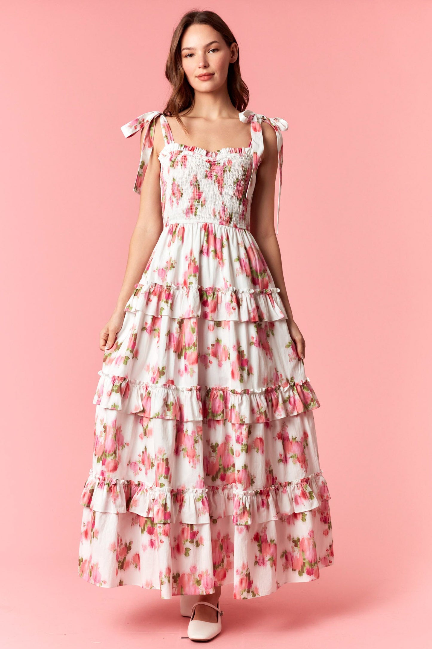 Market Lane Floral Maxi Dress