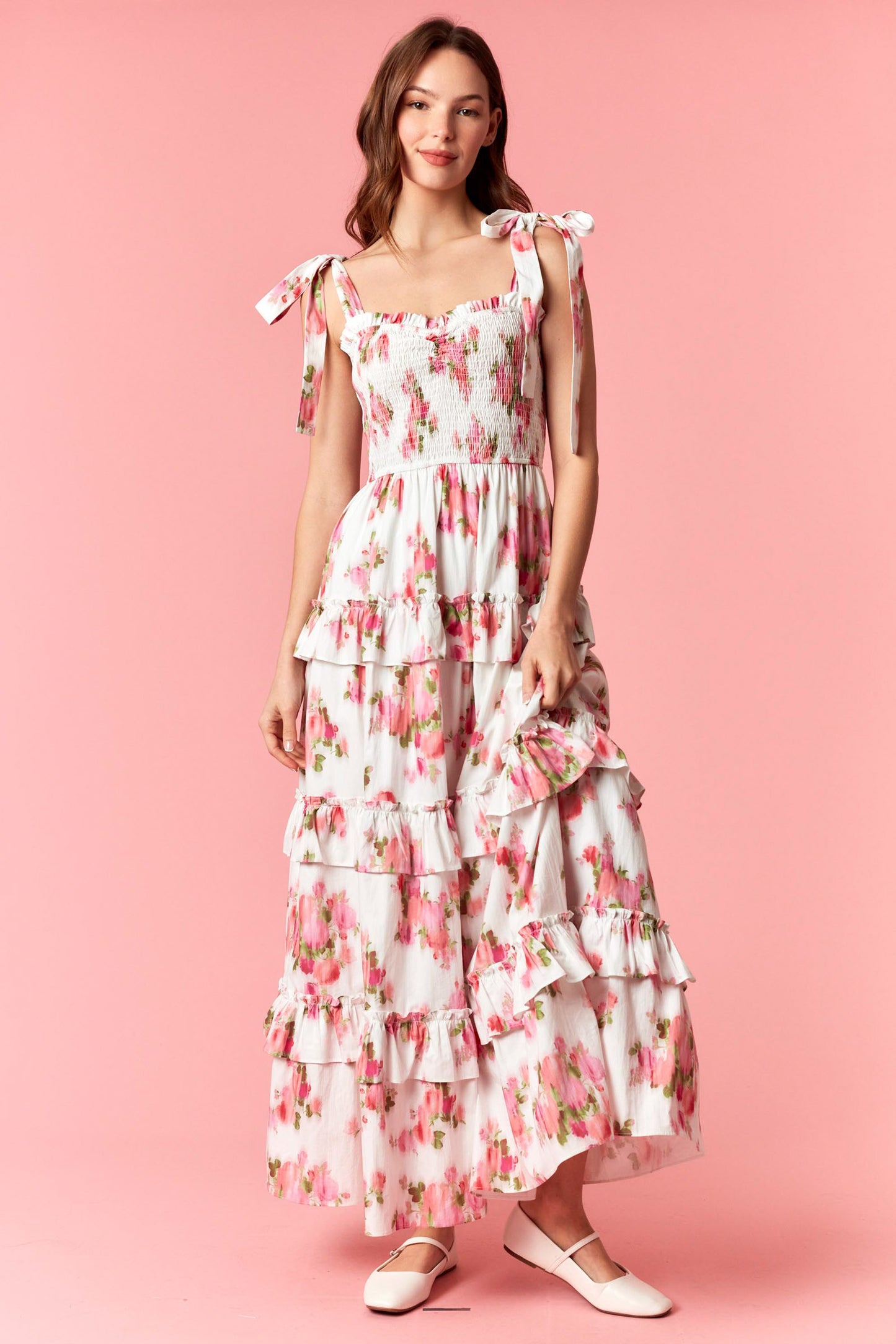 Market Lane Floral Maxi Dress
