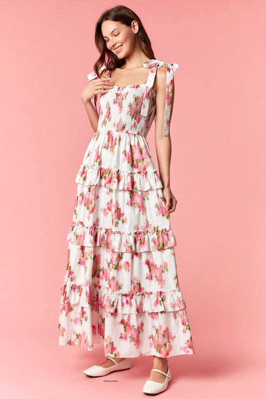Market Lane Floral Maxi Dress