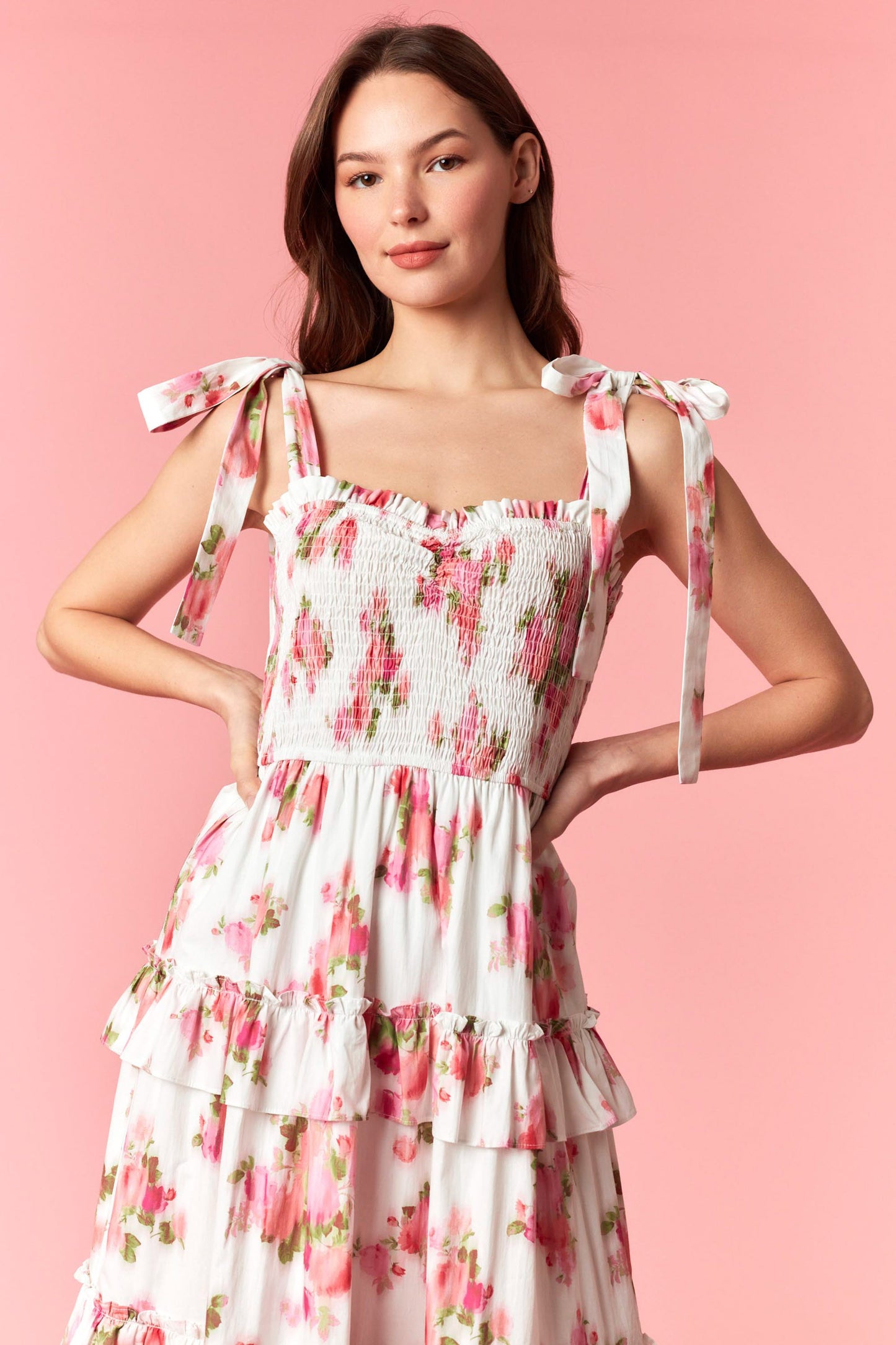 Market Lane Floral Maxi Dress