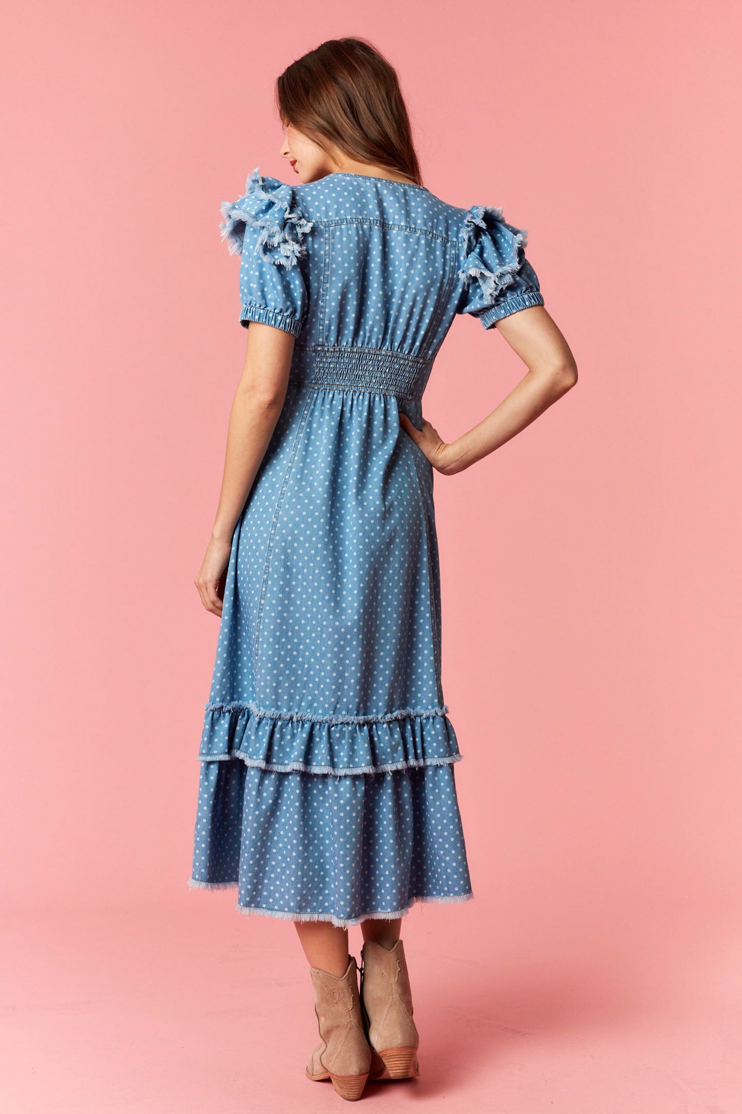 Darcie Denim Midi Dress