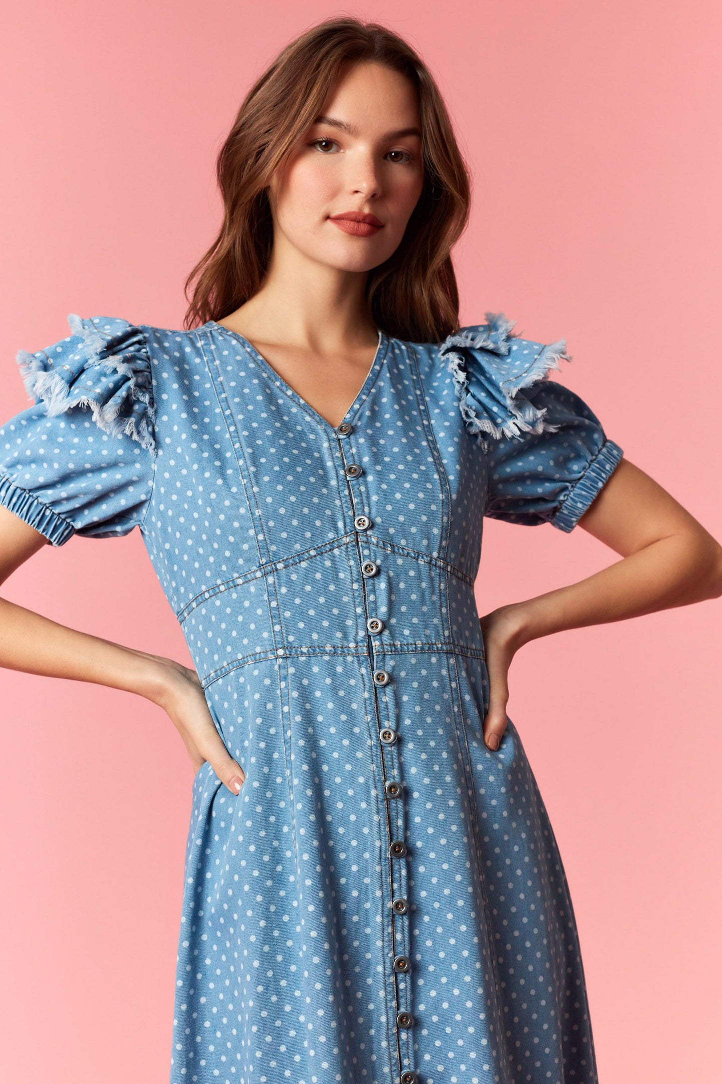Darcie Denim Midi Dress