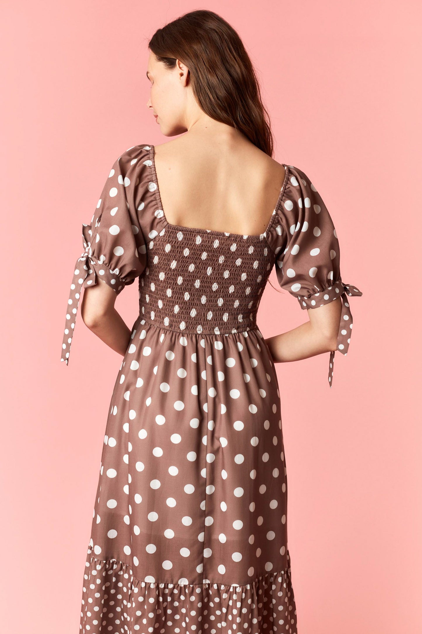 Darci Polka Dot Maxi Dress