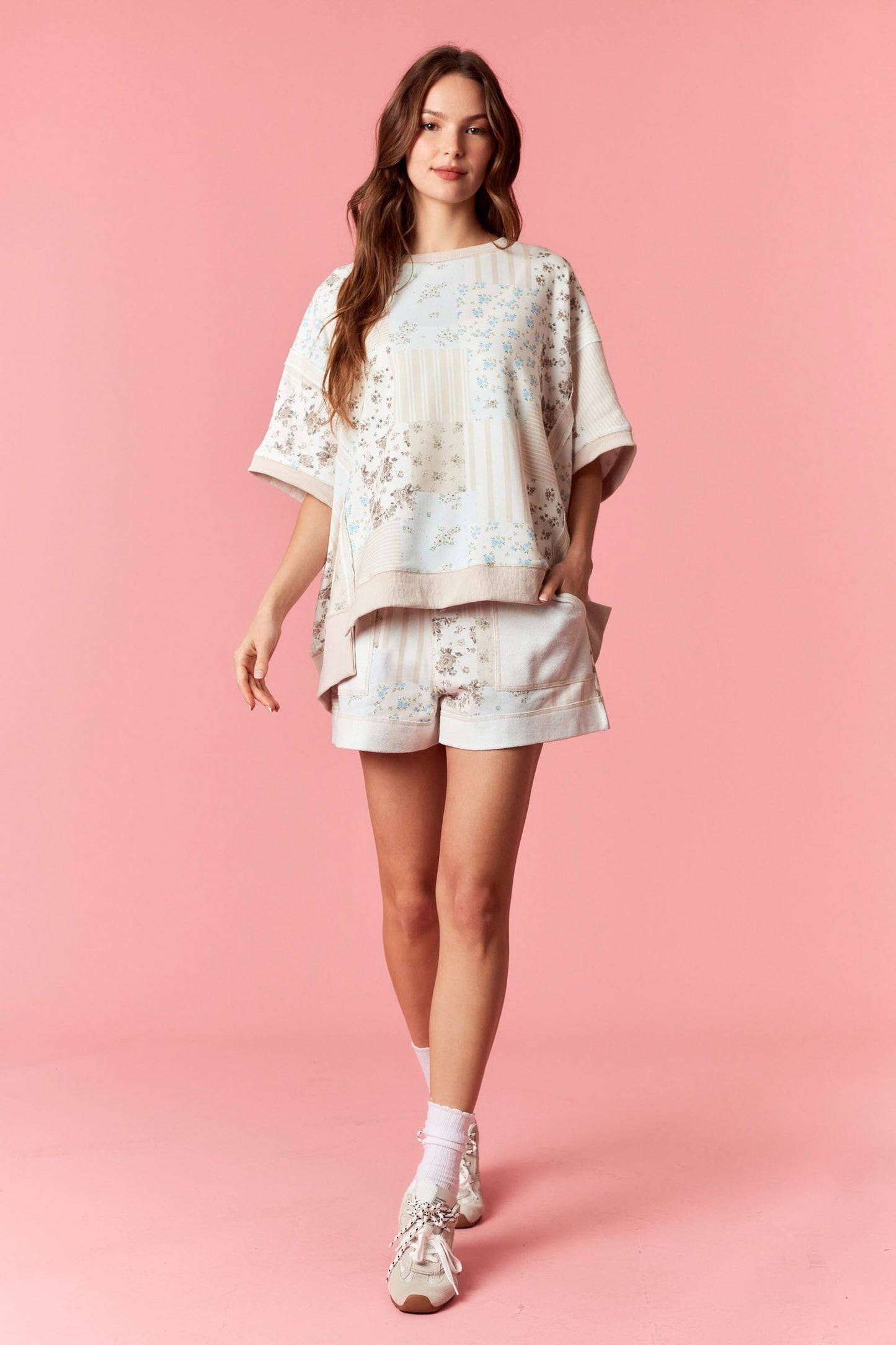 Patchwork Lounge Short