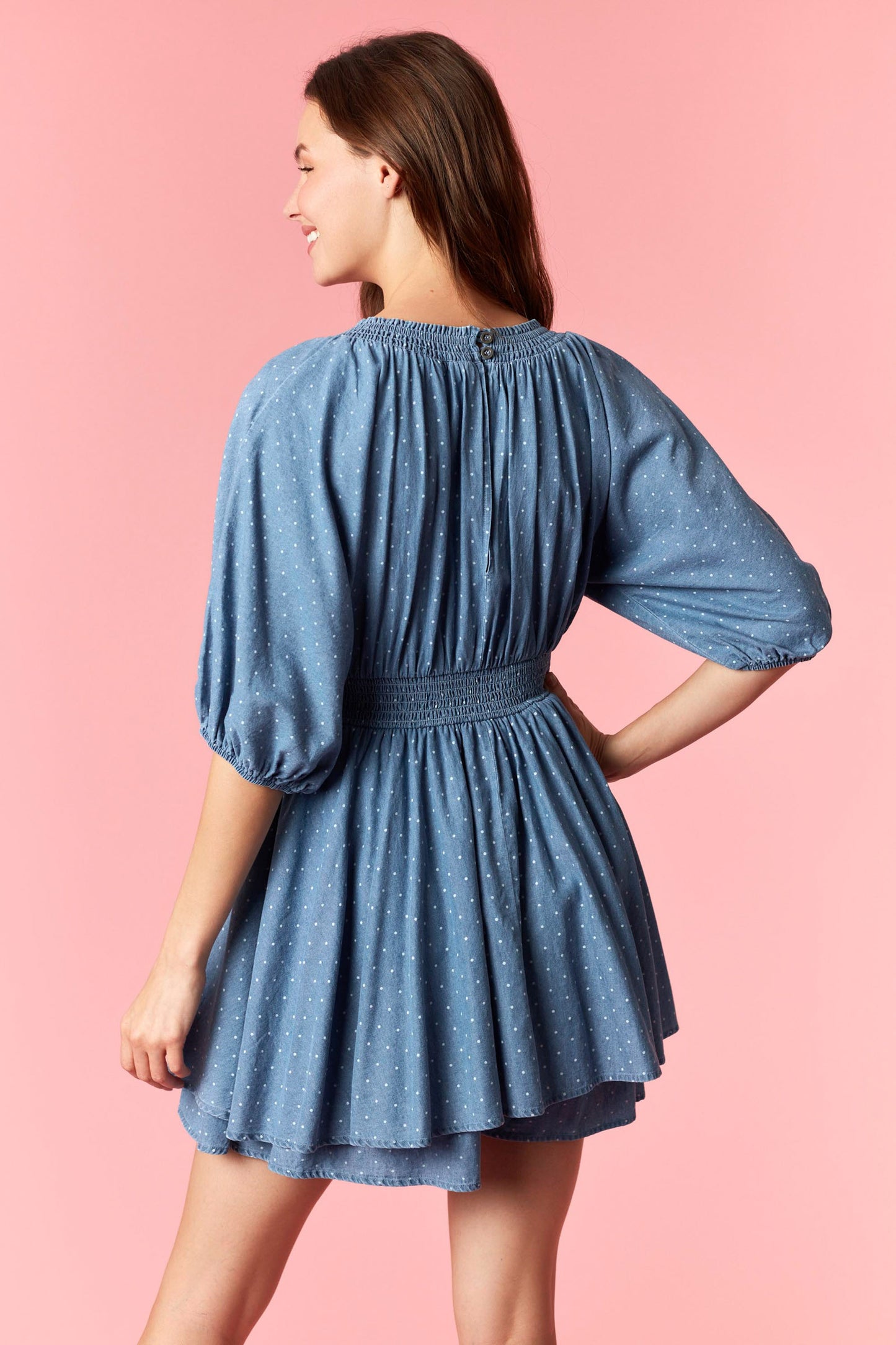 Deliah Polka Dot Romper