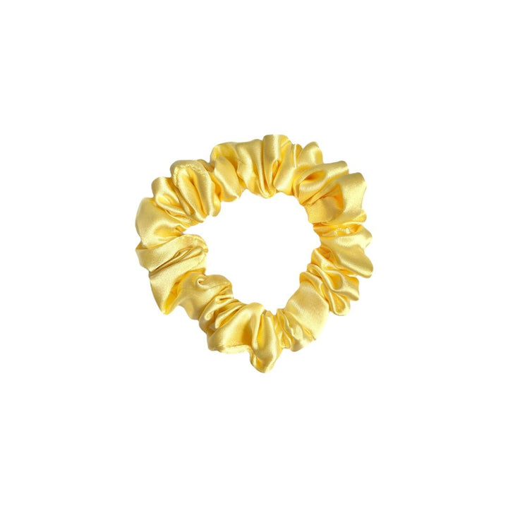 Lemon - Silk Skinny Scrunchie