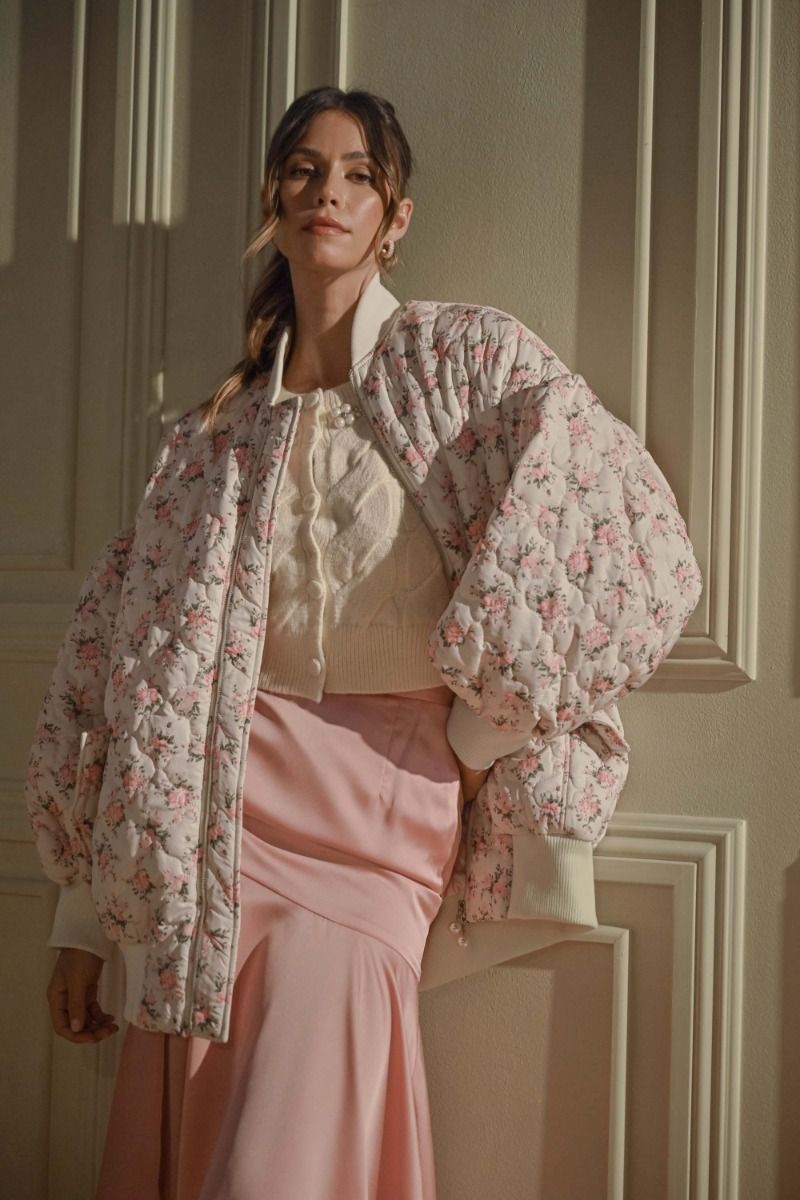 Mckenna Floral Bomber Jacket