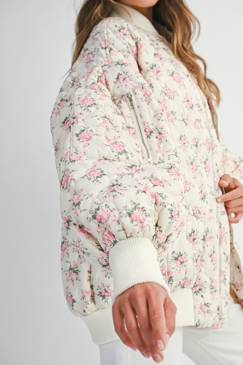 Mckenna Floral Bomber Jacket
