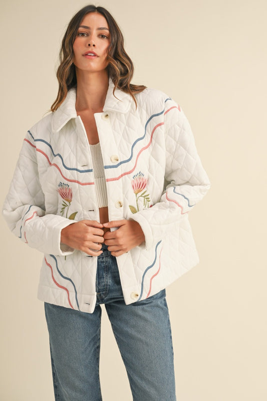 Marcy Embroidered Shacket