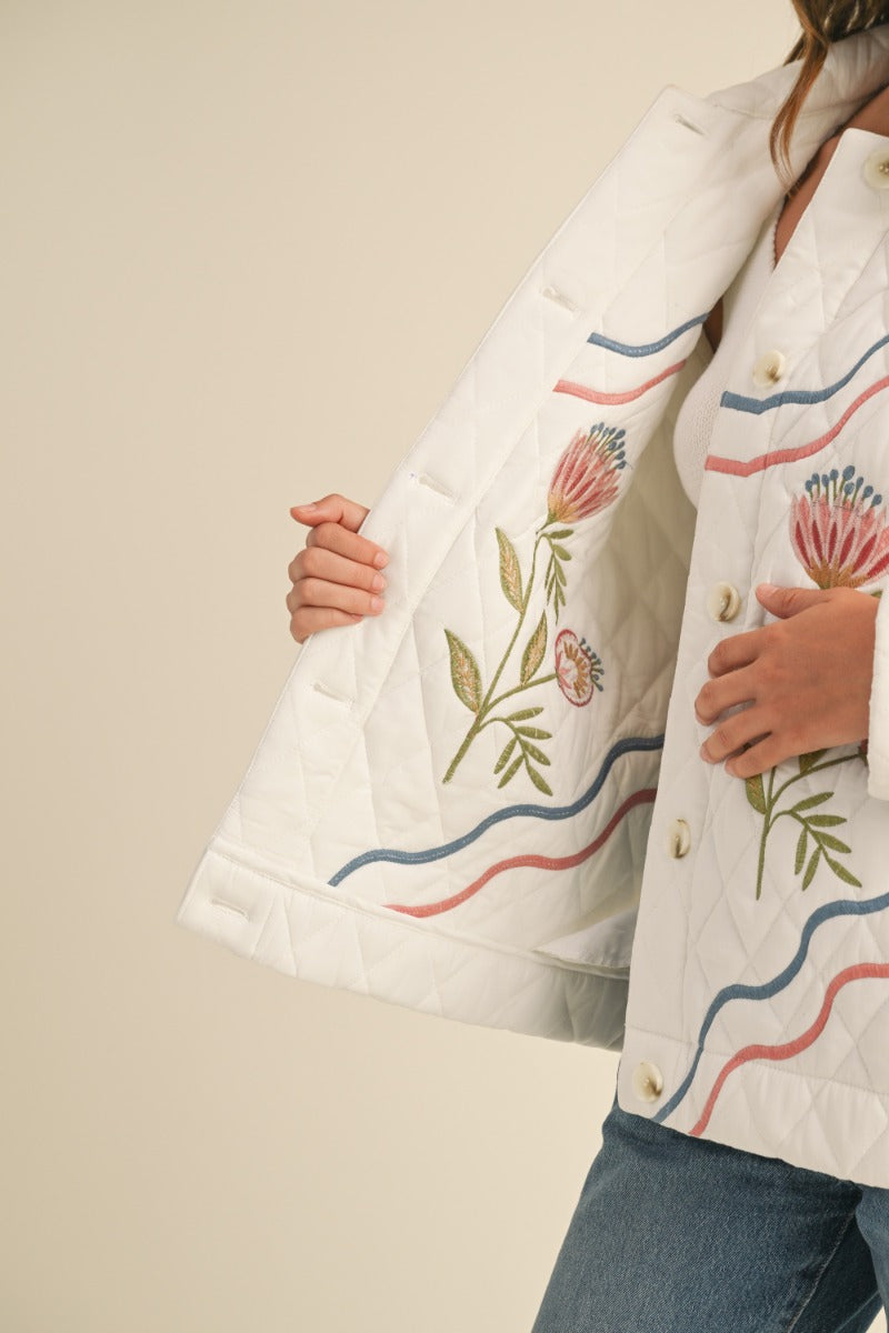 Marcy Embroidered Shacket