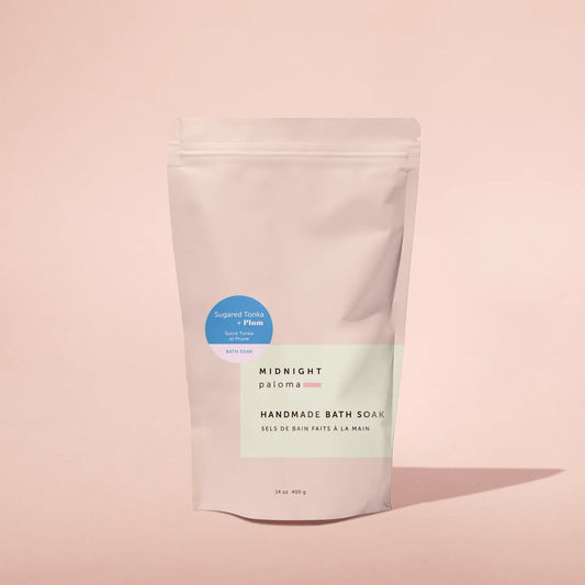 sugared tonka plum bath soak