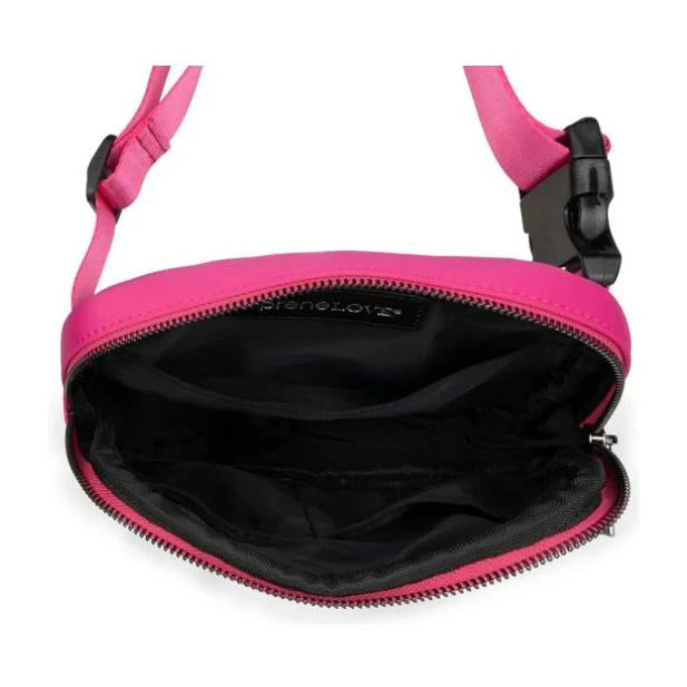Vaughan Woven Belt/Crossbody Bag - Magenta